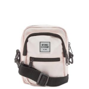 Opening Ceremony Pink Satin Crossbody bag